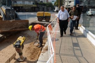 Se repararon más de 700 metros cuadrados de avenidas y calles en una semana