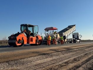 Repavimentan la ruta provincial Nº14