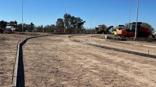 El Senador Esteban Motta recorre obras clave en Ruta Provincial 13 como la repavimentación y las rotondas