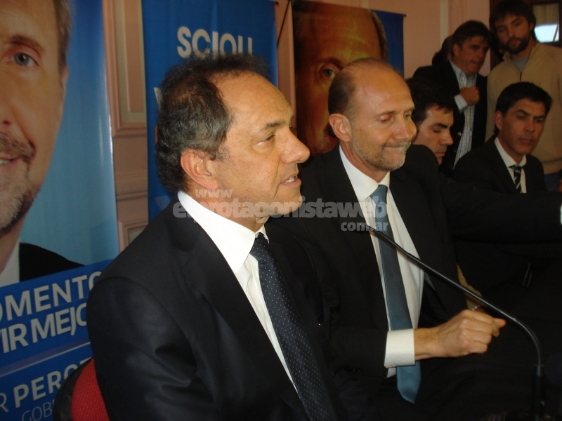Daniel Scioli a la Presidencia, Perotti al Senado y Cleri a la Cámara de Diputados
