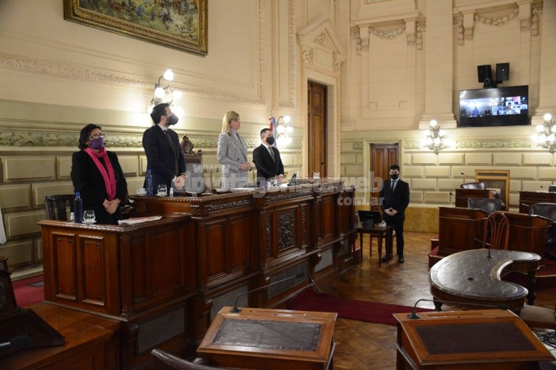 El Senado, otra vez en sesión virtual por la pandemia, presidido por Alejandra Rodenas de cuerpo presente, sancionó 7 Proyectos de Ley