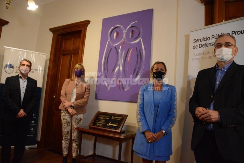 Rodenas y Balangione firmaron el convenio para implementar el Programa “La justicia en diálogo con la comunidad a través del arte”