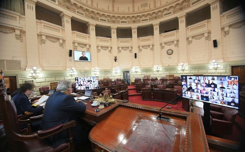 Diputadas y Diputados, presididos por Pablo Farías, cumplieron con la 3ª sesión del 139º Período Ordinario que se realizó de forma absolutamente virtual