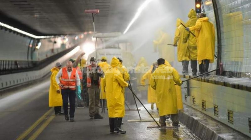 Realizarán tareas de limpieza en el interior del Túnel Subfluvial