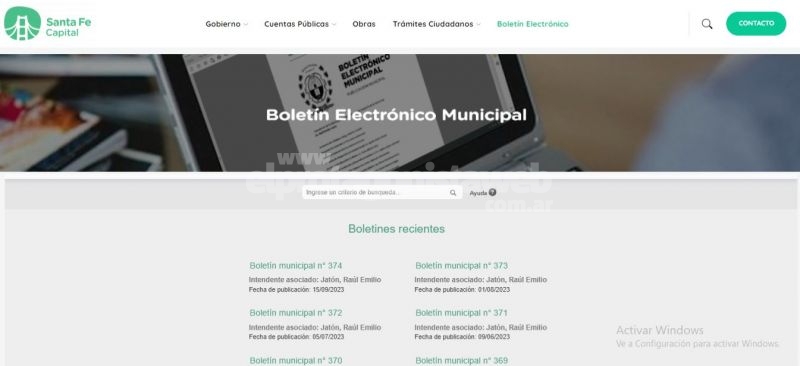 Se presentó el Boletín Oficial Municipal Electrónico