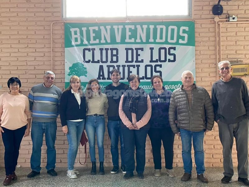 Galnares continúa recorriendo las localidades del Dpto. Gral. López