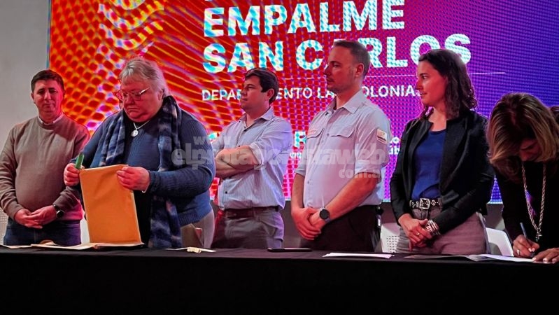 La Provincia realizará la nueva red de agua potable en Empalme San Carlos