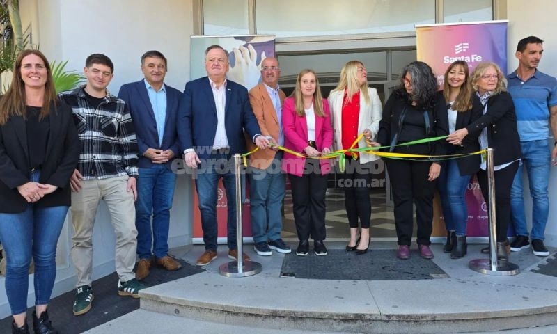 Michlig y Tejeda inauguraron en Ceres el primer dispositivo residencial de abordaje integral de adicciones