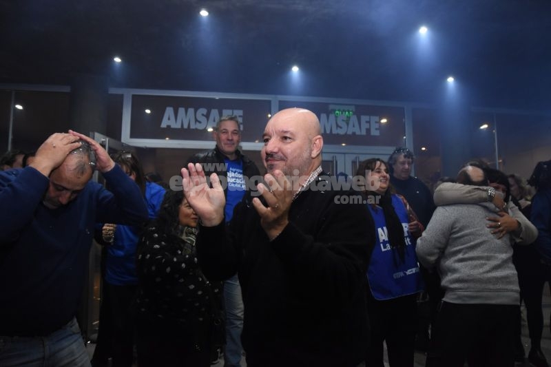 Contundente triunfo de Rodrigo Alonso al frente de AMSAFE en toda la provincia