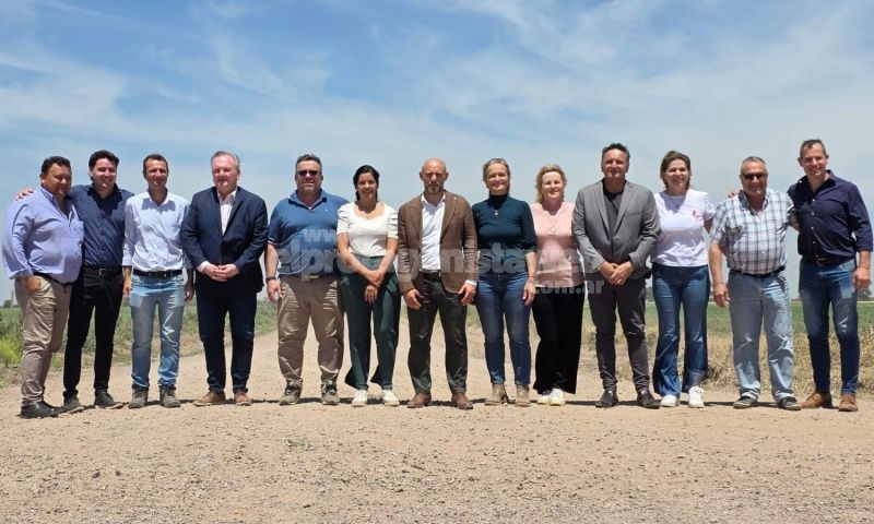 n San Guillermo, Michlig y Puccini habilitaron 6,5 km de ripio del Programa ''Caminos Productivos''